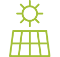 zonnepanelen icoon Turific Duurzaam